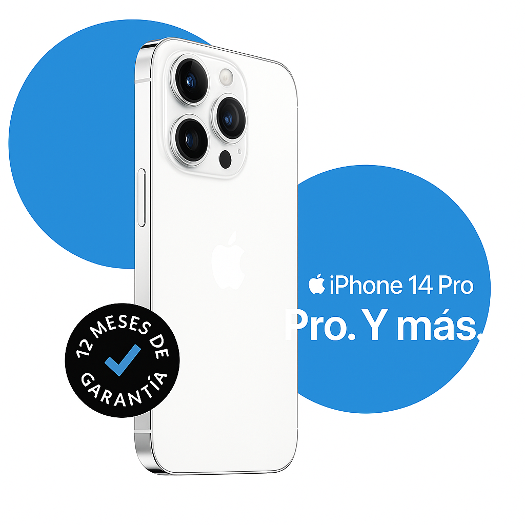 Oferta Limitada – iPhone 14 Pro 128GB | Reacondicionado Premium + Garantía 12 Meses
